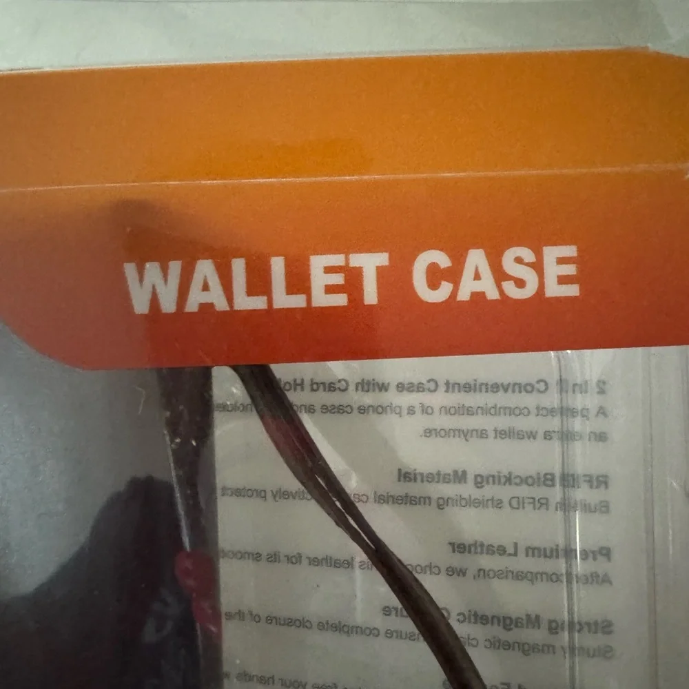 NWT- I-phone 11 Pro premium leather case NEW
